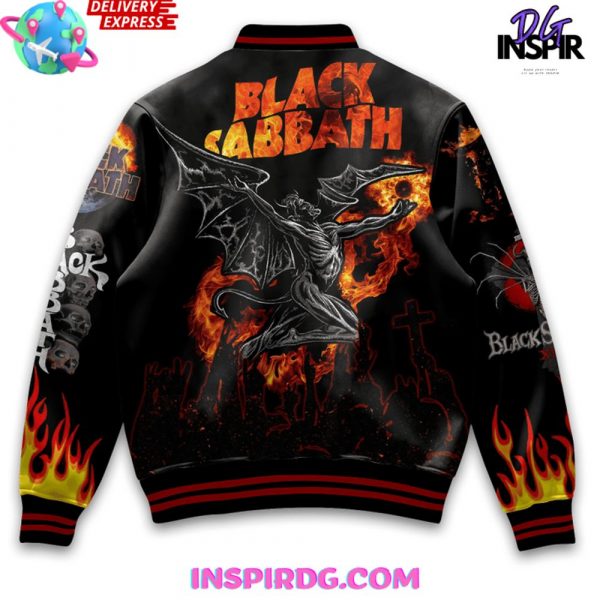 Black Sabbath Hellfire Limited Edition Varsity Jacket