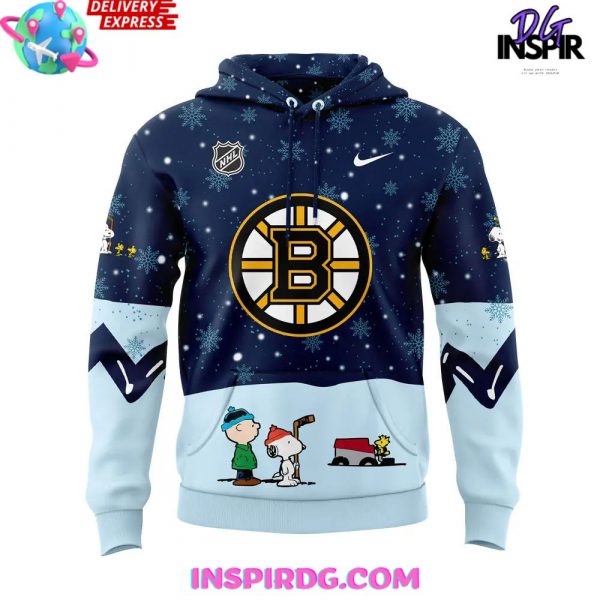 Boston Bruins Peanuts Holiday Specialty Hoodie