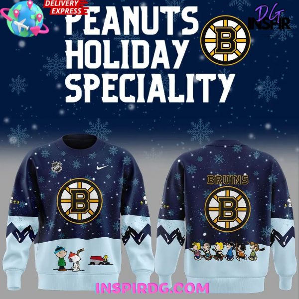 Boston Bruins Peanuts Holiday Speciality Sweatshirt