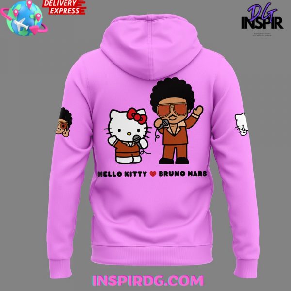 Bruno Mars x Hello Kitty Las 50th Anniversary Special Hoodie