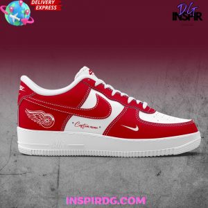 Detroit Red Wings Custom Nike Air Force 1