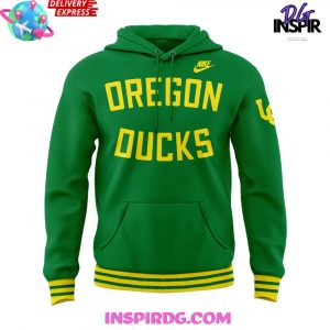 Oregon Women’s Basketball BIG 10 Fighting Spirit Green Hoodie