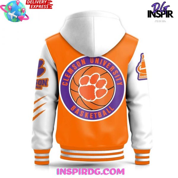 Clemson Tigers Basketball Limited Hooded Varsity Jacket