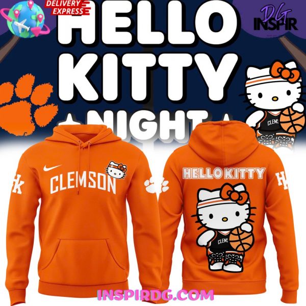 Clemson Tigers x Hello Kitty Night 2025 Hoodie