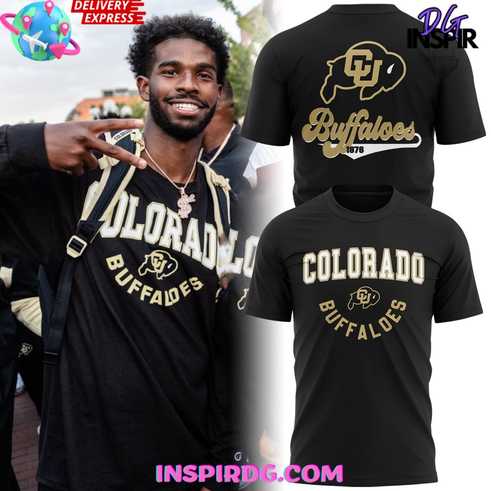 Colorado Buffaloes Vintage 2024 Black T-Shirt
