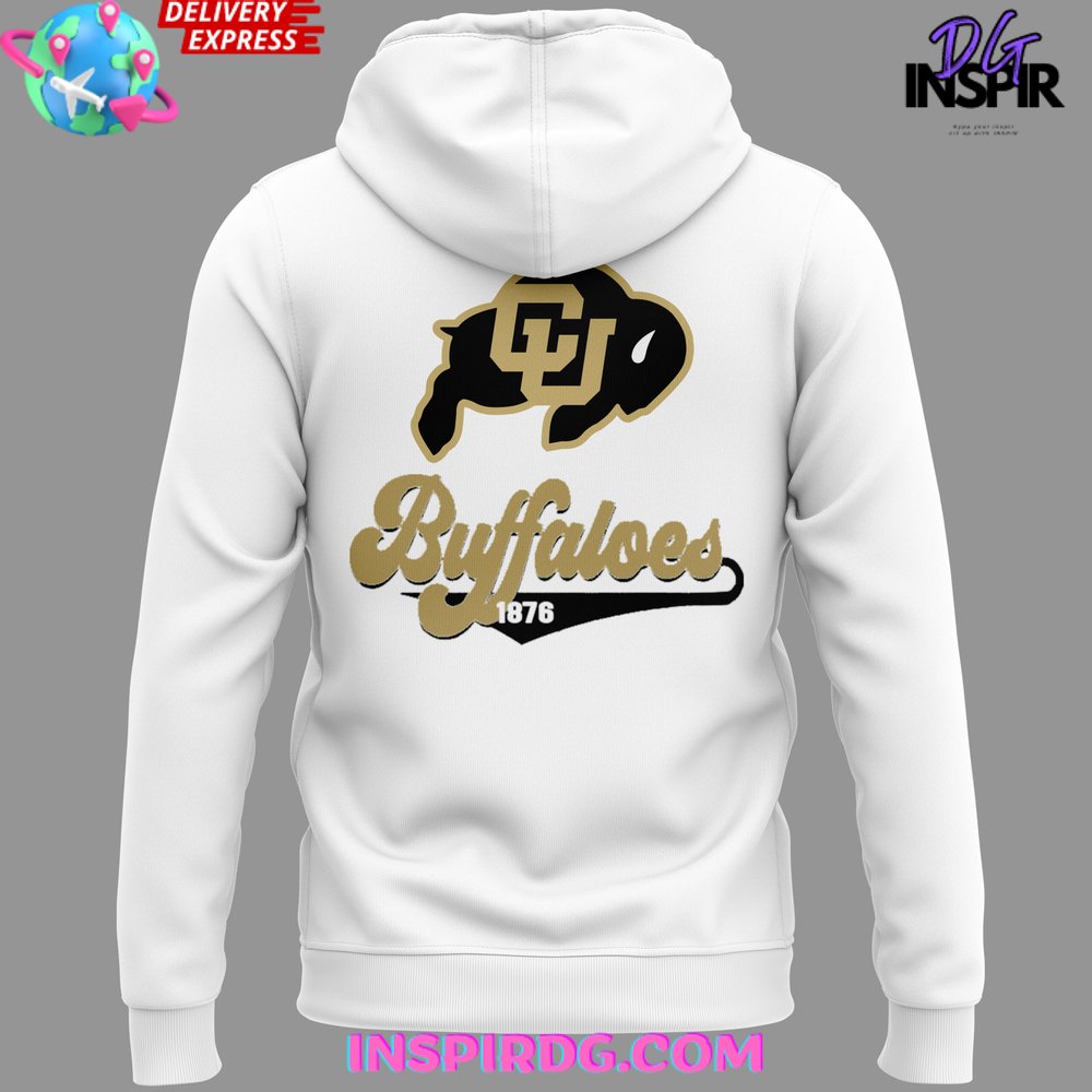 Colorado Buffaloes Vintage 2024 White Hoodie