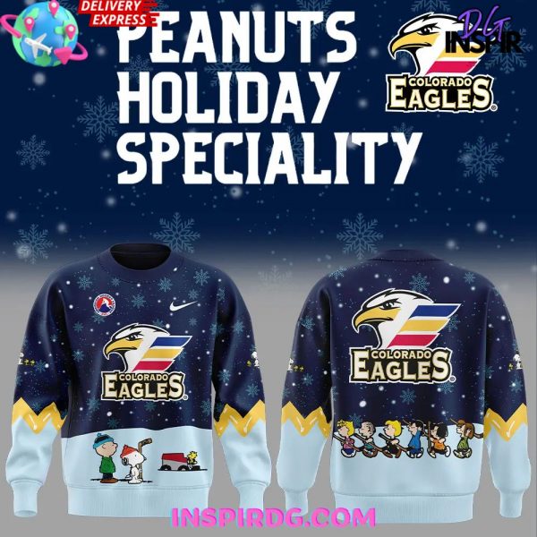 Colorado Eagles Peanuts Holiday Specialty Sweatshirt