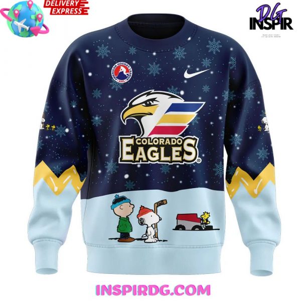 Colorado Eagles Peanuts Holiday Specialty Sweatshirt