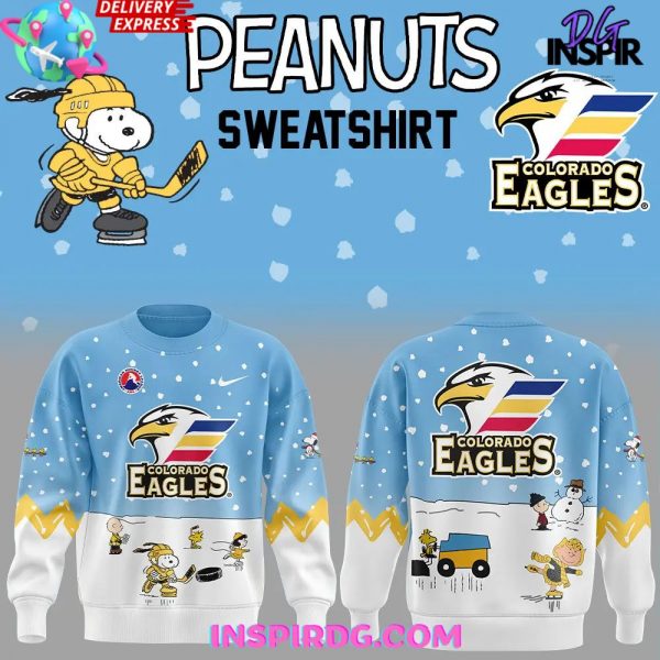 Colorado Eagles Peanuts Snoopy Special Edition Sweatshirt