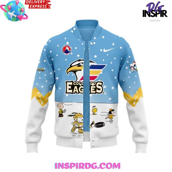 Colorado Eagles Peanuts Snoopy Special Edition Varsity Jacket