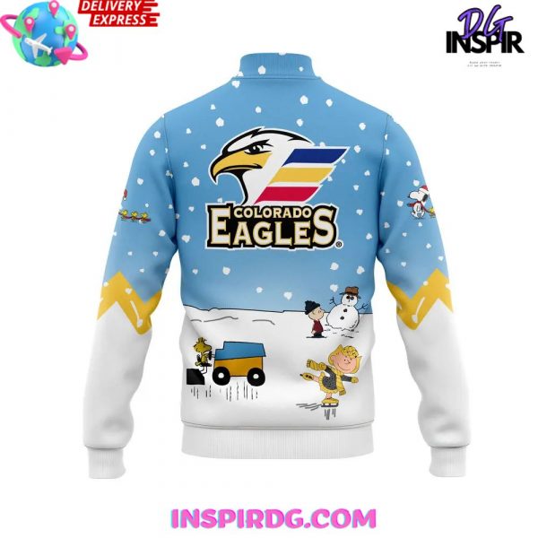 Colorado Eagles Peanuts Snoopy Special Edition Varsity Jacket
