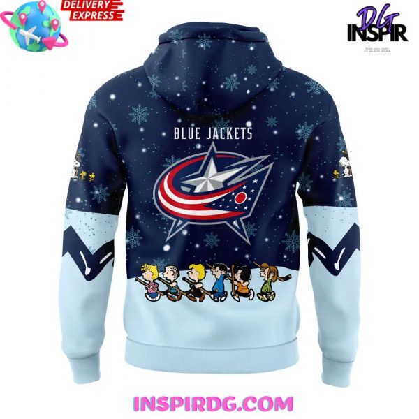 Columbus Blue Jackets Peanuts Holiday Specialty Hoodie