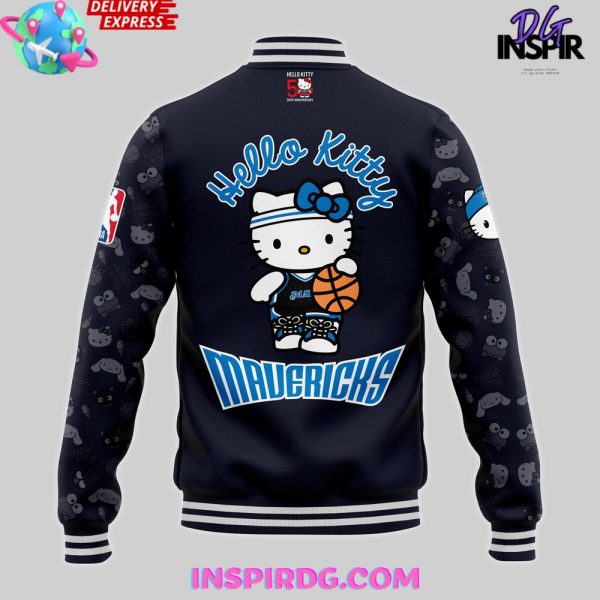 Dallas Mavericks x Hello Kitty Night Limited Varsity Jacket