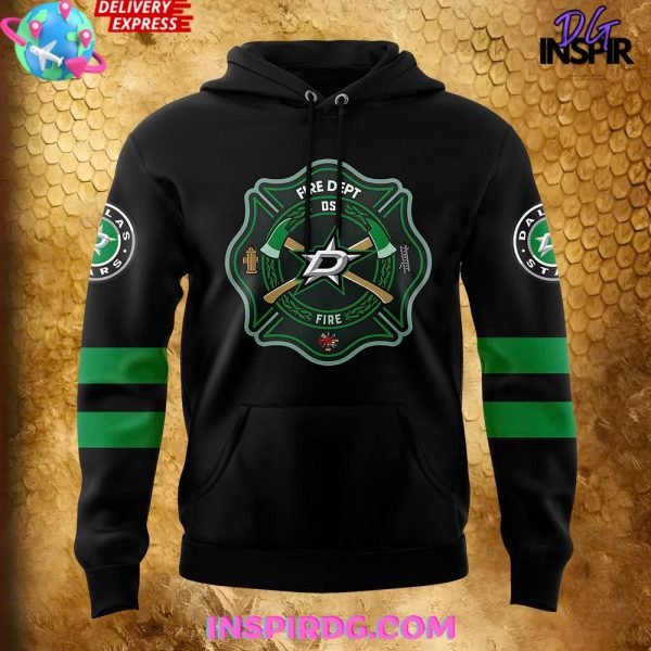 Dallas Stars Firefighter Appreciation Night Special Hoodie