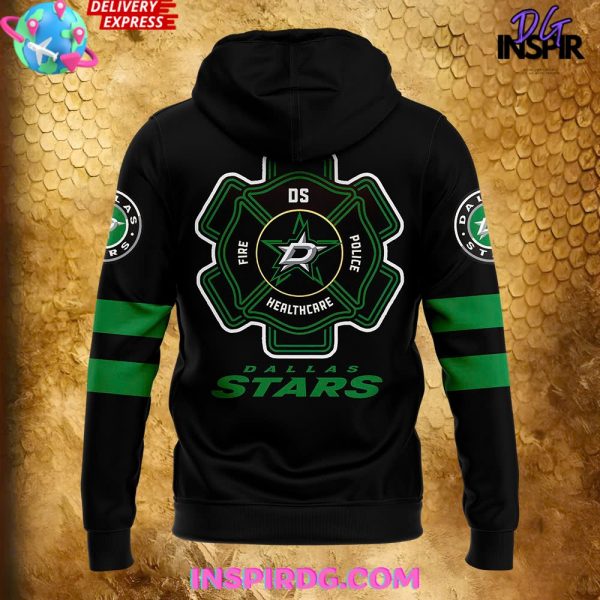 Dallas Stars Firefighter Appreciation Night Special Hoodie