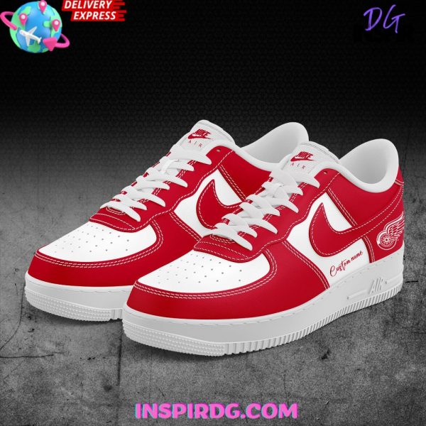 Detroit Red Wings Custom Nike Air Force 1