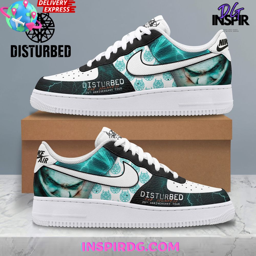 Disturbed 25th Anniversary Tour Limited Edition Nike Air Force 1 Disturbed 25th Anniversary Tour Limited Edition Nike Air Force 1