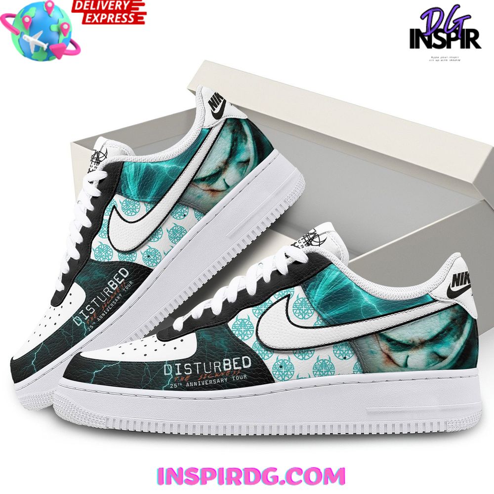 Disturbed 25th Anniversary Tour Limited Edition Nike Air Force 1 Disturbed 25th Anniversary Tour Limited Edition Nike Air Force 1