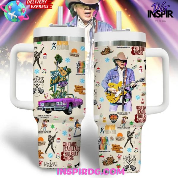 Dwight Yoakam Guitars Cadillacs Hillbilly Music Tumbler