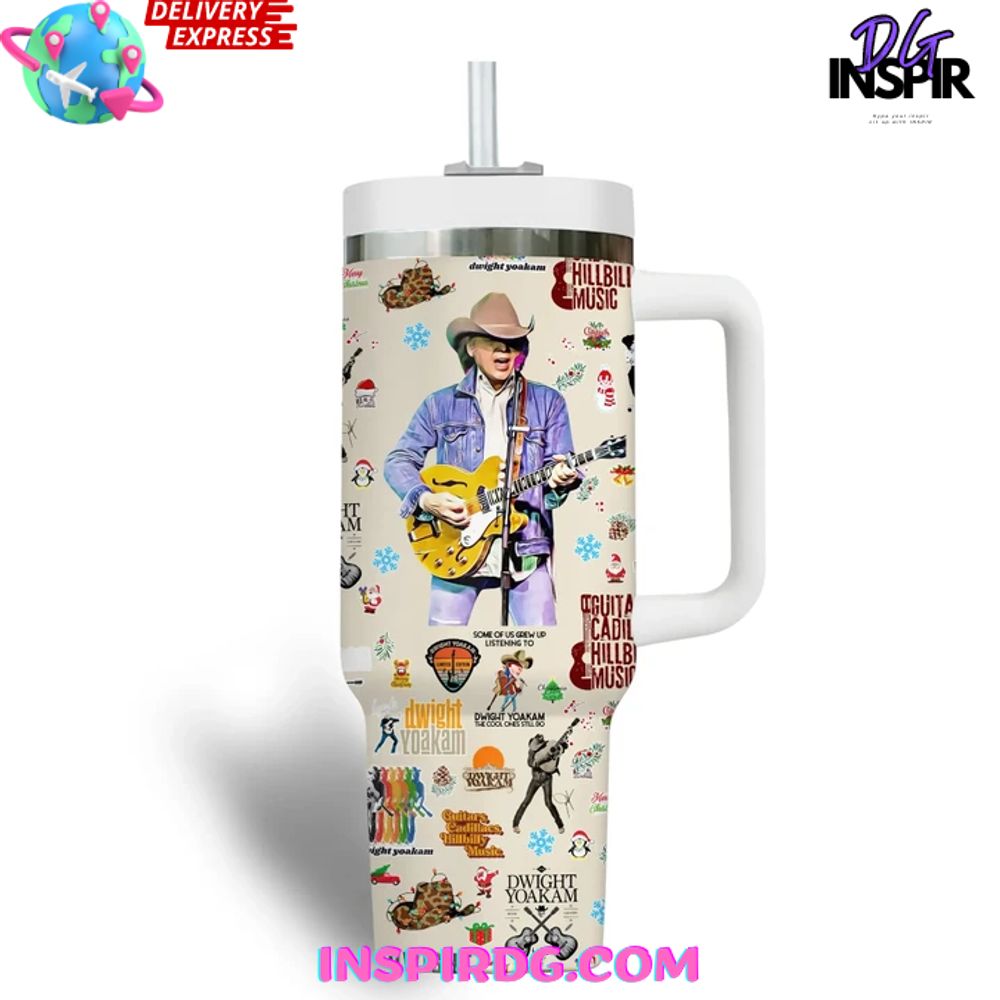 Dwight Yoakam Guitars Cadillacs Hillbilly Music Tumbler Dwight Yoakam Guitars Cadillacs Hillbilly Music Tumbler