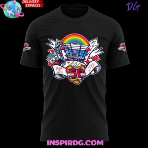 Washington Capitals Pride Night 2025 Black T-Shirt