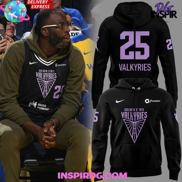 Golden State Valkyries New Season 2025 Black Hoodie