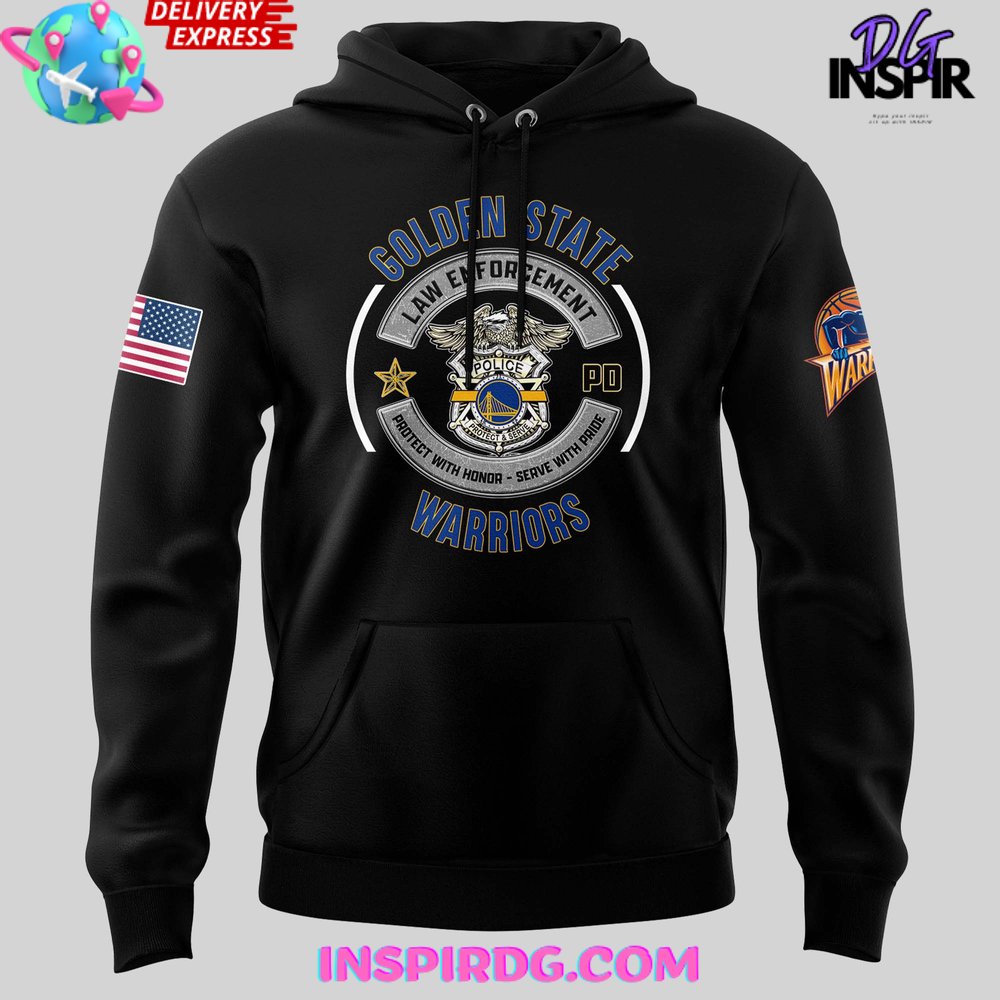 Golden State Warriors Law Enforcement Appreciation Special Hoodie Golden State Warriors Law Enforcement Appreciation Special Hoodie