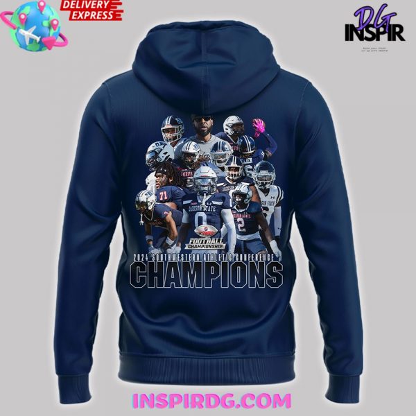 Jackson State Tigers 2024 SWAC Football Champions Hoodie