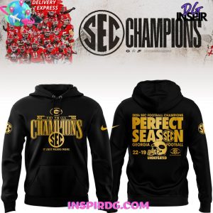 Georgia Bulldogs 2024 SEC Football Perfect Season Hoodie