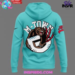 Vancouver Grizzlies Hardwood Classics 2025 Custom Blue Hoodie