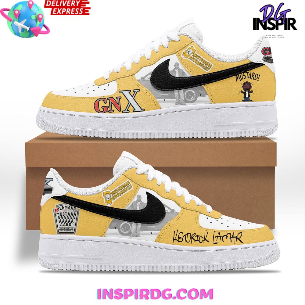 Kendrick Lamar GNX Mustard Limited Edition Nike Air Force 1 InspirDG