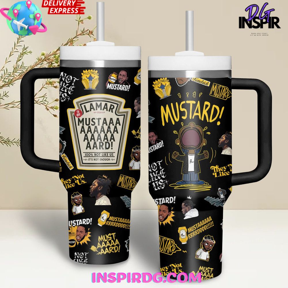 Kendrick Lamar Mustard Limited Edition Stanley Tumbler Cup Kendrick Lamar Mustard Limited Edition Stanley Tumbler Cup