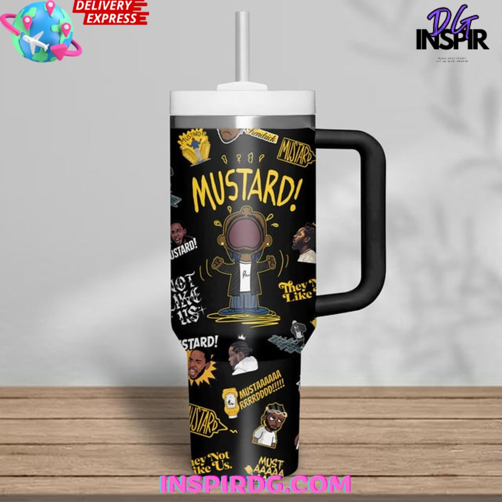 Kendrick Lamar Mustard Limited Edition Stanley Tumbler Cup Kendrick Lamar Mustard Limited Edition Stanley Tumbler Cup