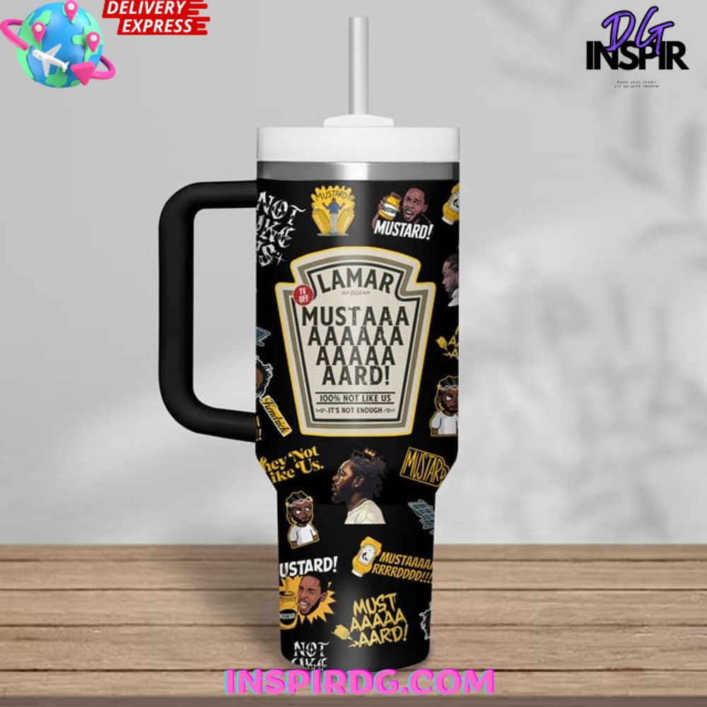 Kendrick Lamar Mustard Limited Edition Stanley Tumbler Cup Kendrick Lamar Mustard Limited Edition Stanley Tumbler Cup