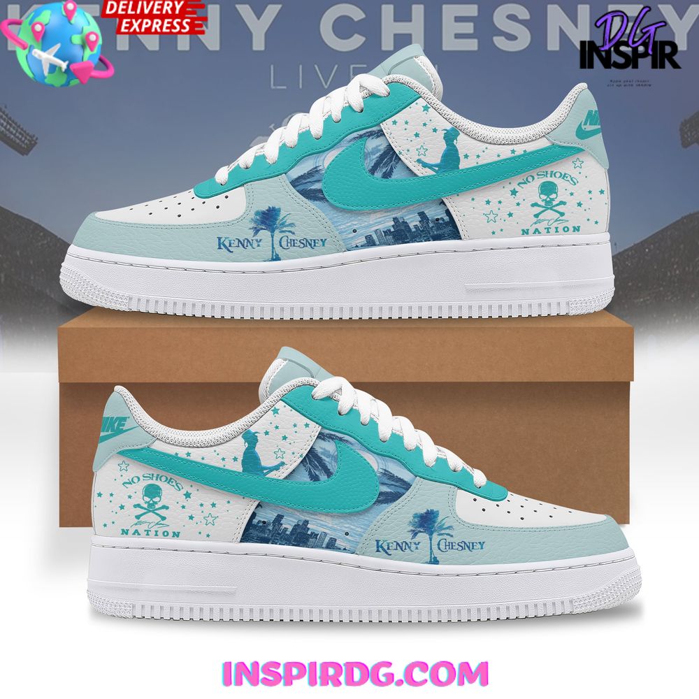 Kenny Chesney No Shoes Nation Nike Air Force 1 InspirDG