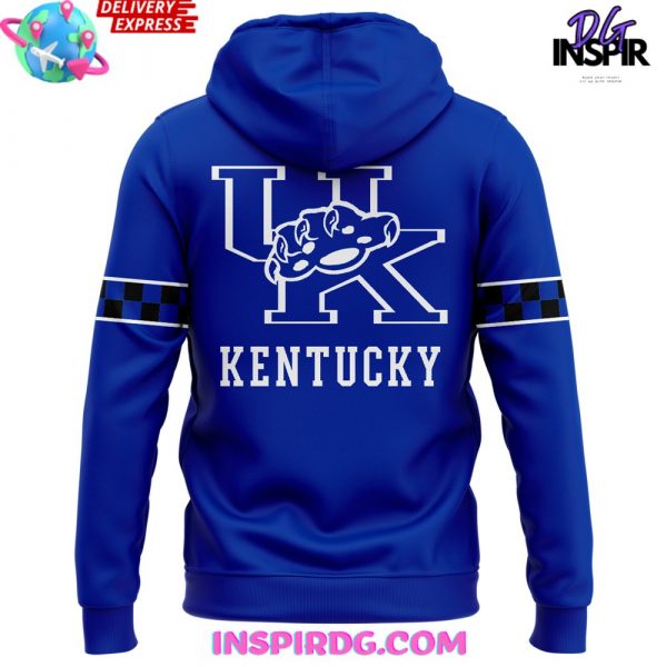 Kentucky Wildcats SEC Nike Checkered Blue Hoodie