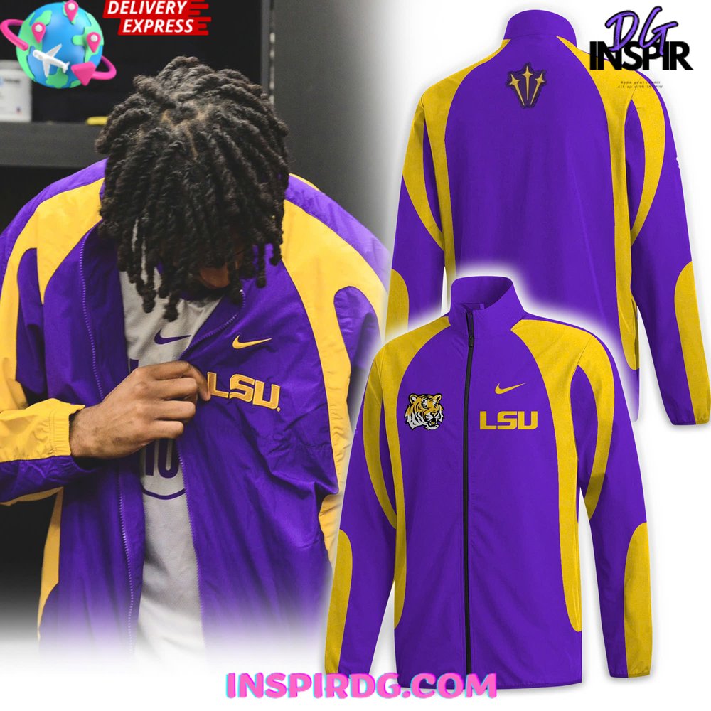 Lsu track jacket best sale