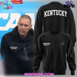 Kentucky Men’s Basketball Coach Mark Pope Black Nike Sweatshirt
