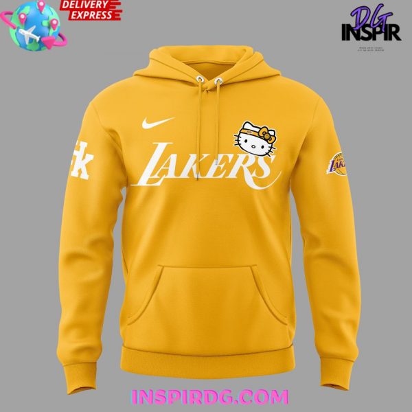 Los Angeles Lakers x Hello Kitty Night Gold Hoodie