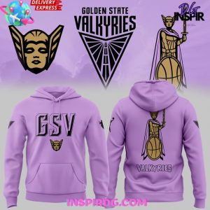 Golden State Valkyries Guardian Secondary Logo Purple Hoodie