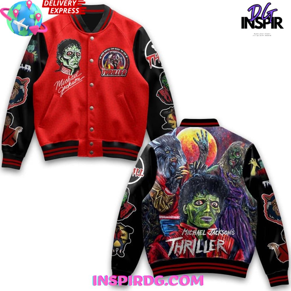 Michael Jackson Thriller Limited Edition Varsity Jacket InspirDG
