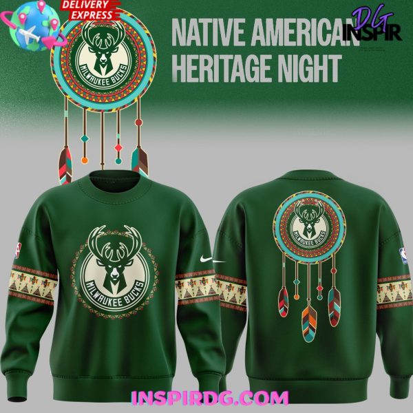 Milwaukee Bucks Native American Heritage Night Sweatshirt
