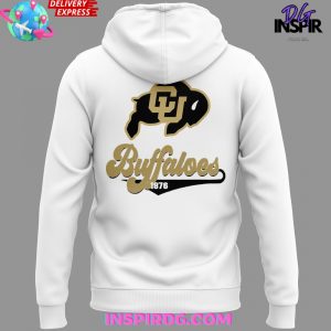 Colorado Buffaloes Vintage 2024 White Hoodie