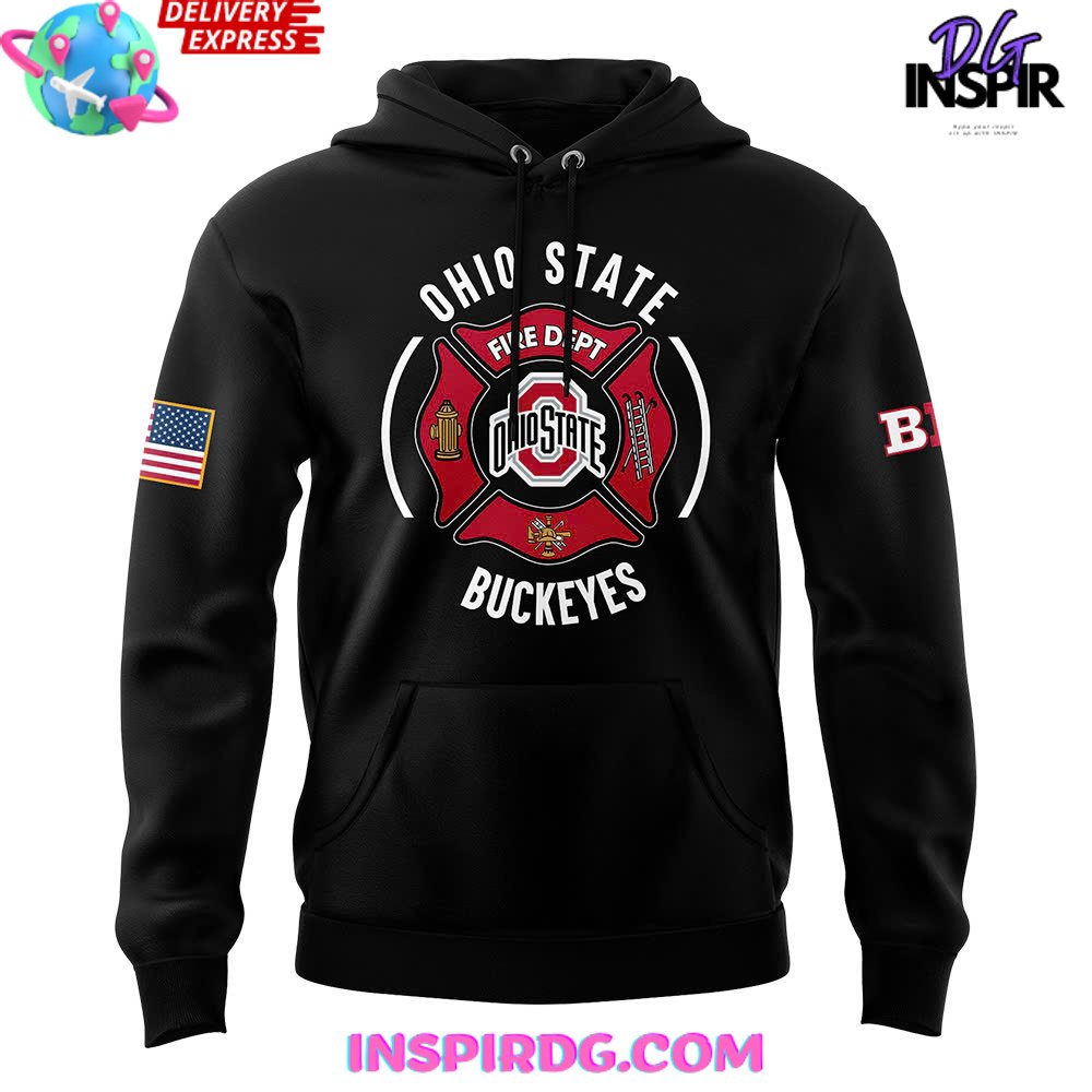Ohio State Buckeyes Firefighter Appreciation Night Special Hoodie Ohio State Buckeyes Firefighter Appreciation Night Special Hoodie