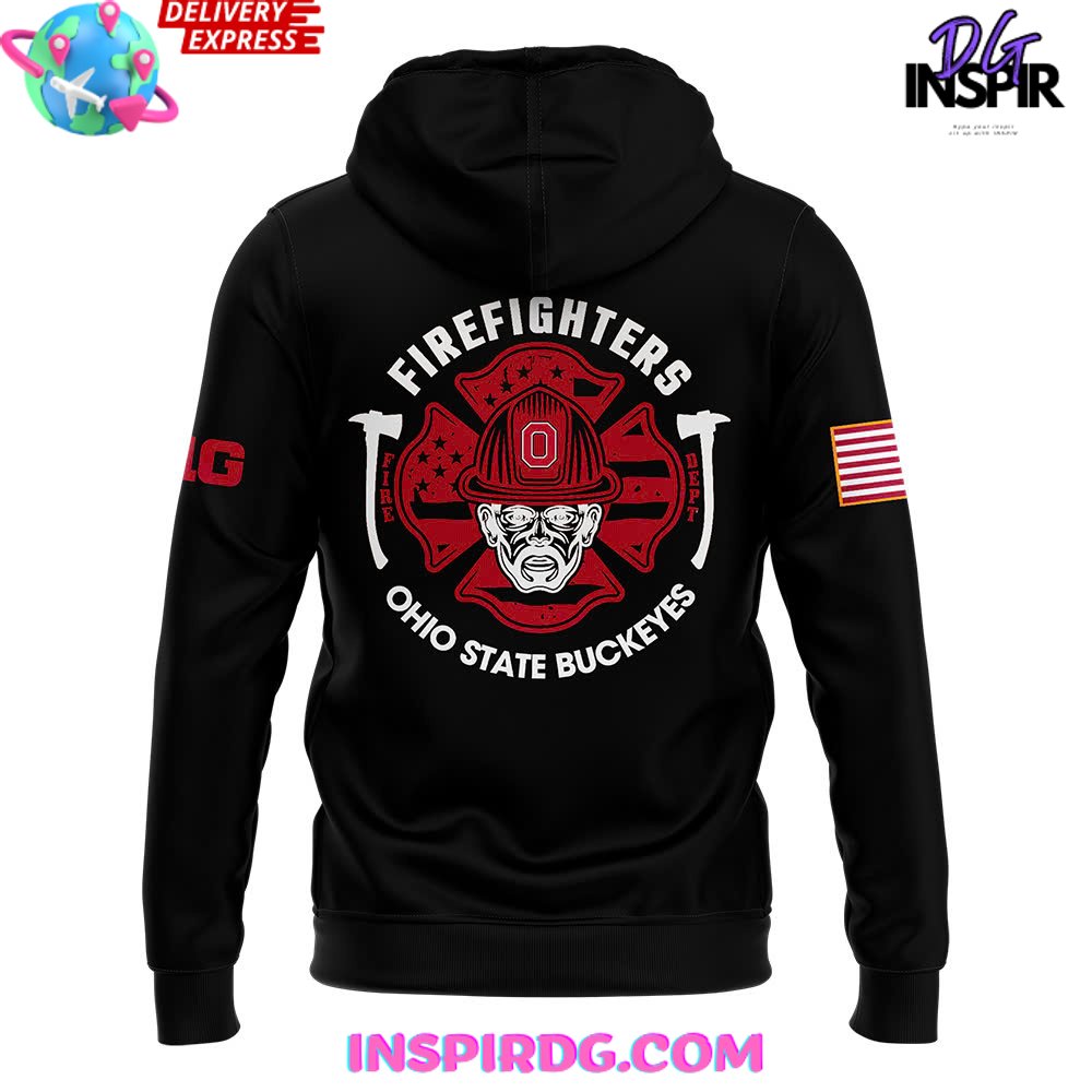 Ohio State Buckeyes Firefighter Appreciation Night Special Hoodie Ohio State Buckeyes Firefighter Appreciation Night Special Hoodie