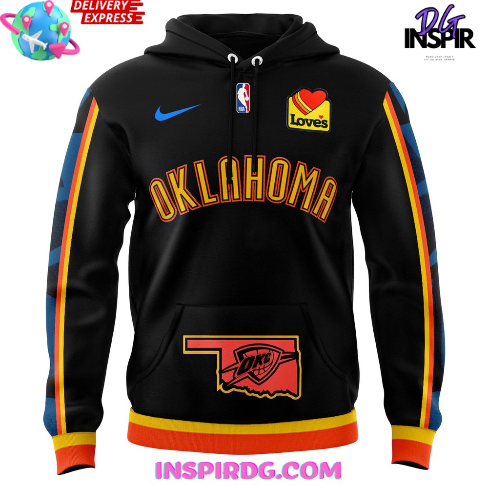 Oklahoma City Thunder Nike City Edition Swingman Special Hoodie InspirDG