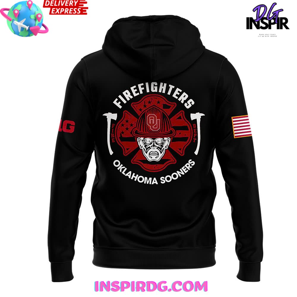 Oklahoma Sooners Firefighter Appreciation Night Special Hoodie Oklahoma Sooners Firefighter Appreciation Night Special Hoodie