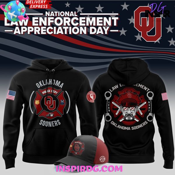 Oklahoma Sooners Law Enforcement Appreciation Special Hoodie