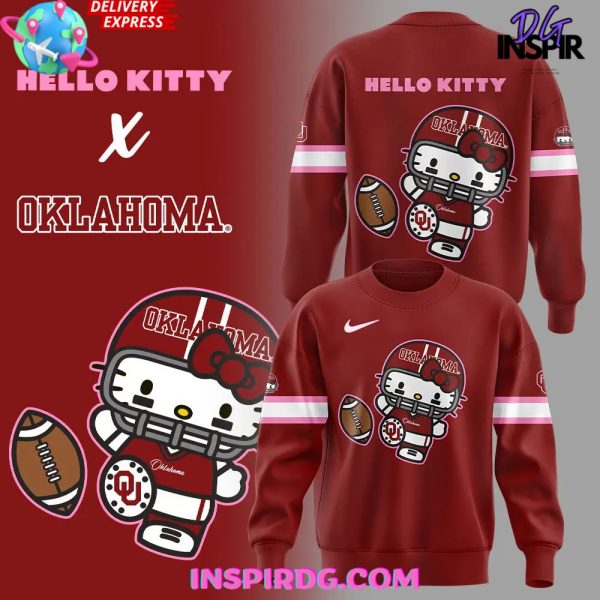 Oklahoma Sooners x Hello Kitty Special Sweatshirt