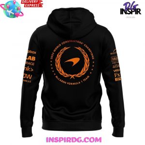 McLaren Formula F1 Constructors Champions 2024 Black Hoodie